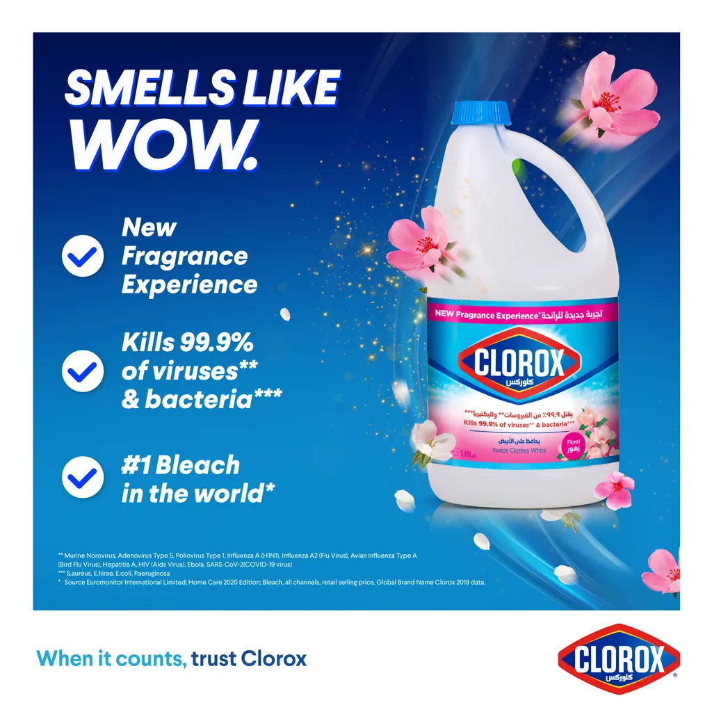 Clorox Liquid Bleach Floral 1.89 L - view 2