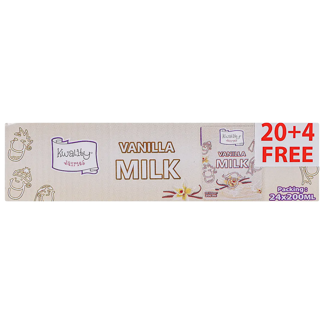 Kwality Vanilla Flavoured Milk 24 pcs 200 ml - view 3