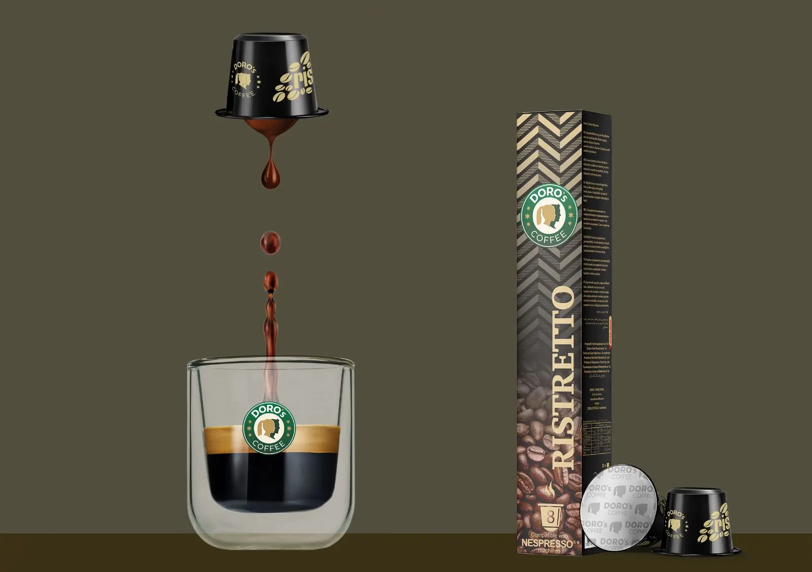 Doros Premium Restretto Coffee Capsule - view 5