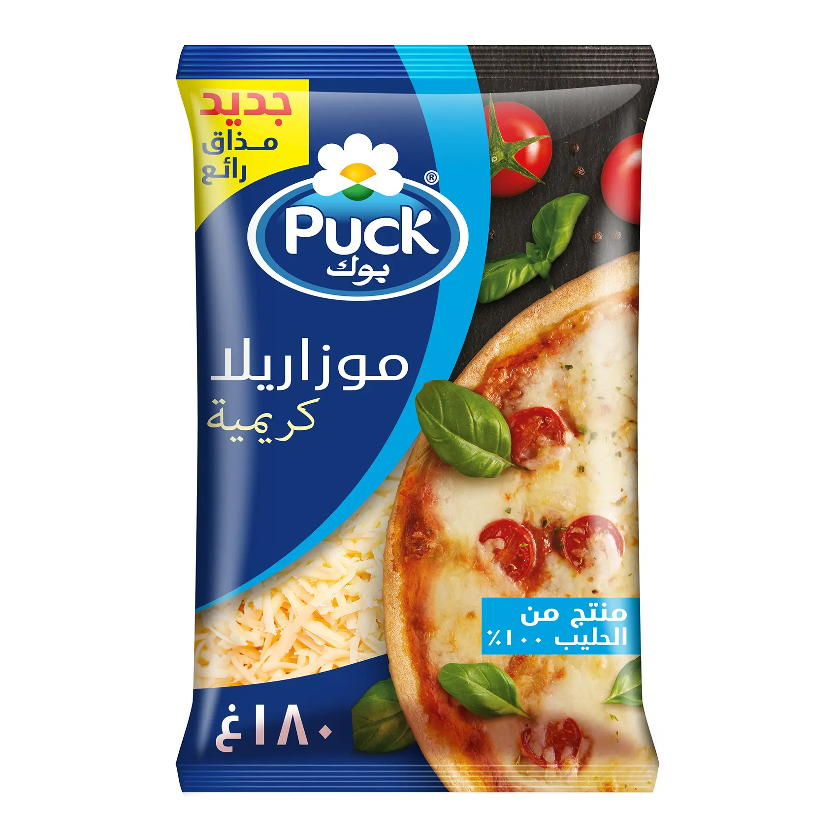 Puck Mozzarella Shredded Cheese 180 gm - view 1