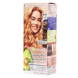 غارنييه كولور ناتشرلز أشقر كراميلو أشقر عسلي 8.31 أشقر للشعر الداكن