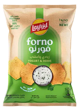 Lay's Forno Potato Chips Yogurt And Herbs 40 gm