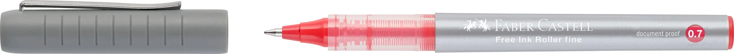 Faber Castell Free Ink Roller 0.7mm Red set of 12 - view 5