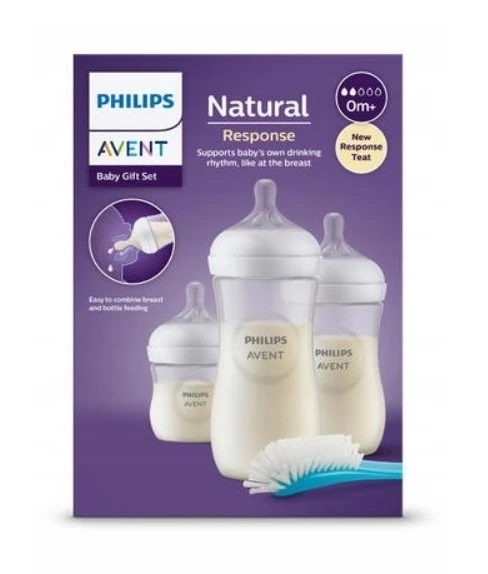 Philips Avent Natural 2.0 Feeding newborn Starter Clear Set