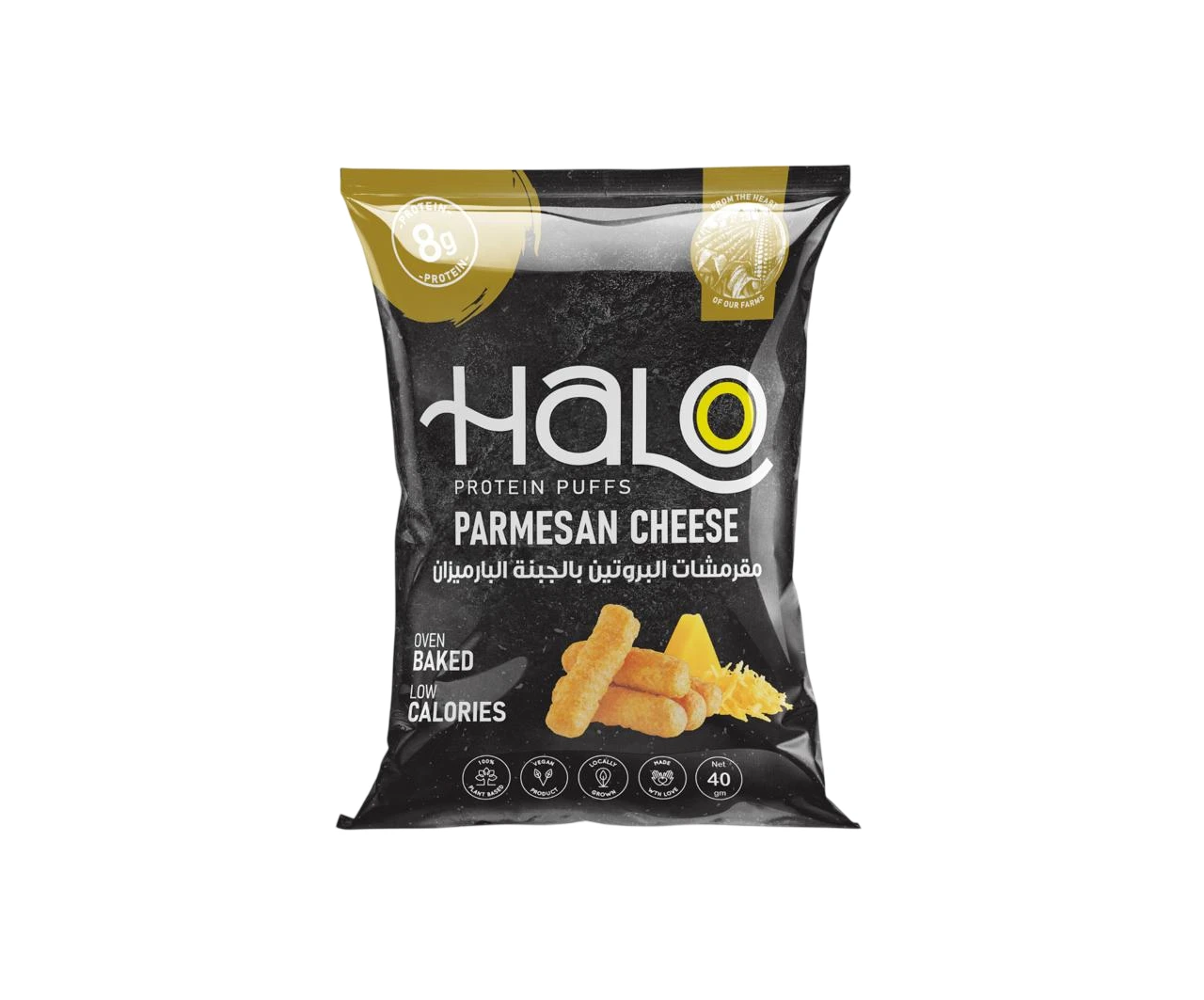 Halo Protein Puffs Parmesan Cheese 40 gm
