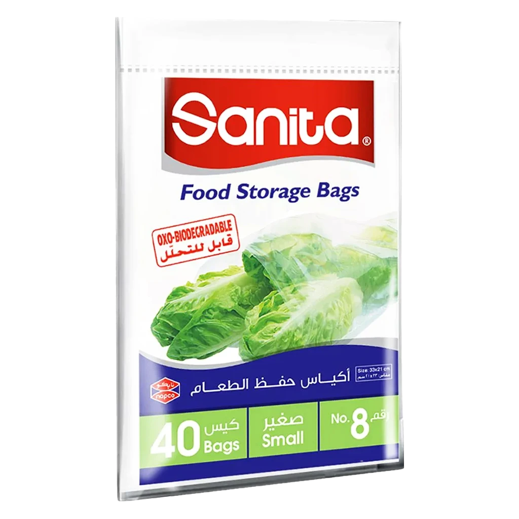 Sanita Food Storage Bags Biodegradable Small 40 Bags