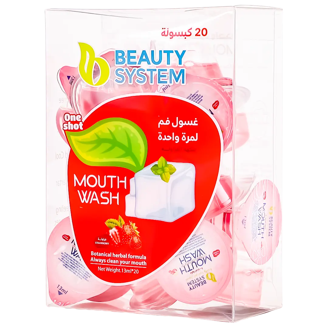 Beauty System Mouthwash Strawberry Refreshing Capsules 13 ml 20 Pcs - view 1