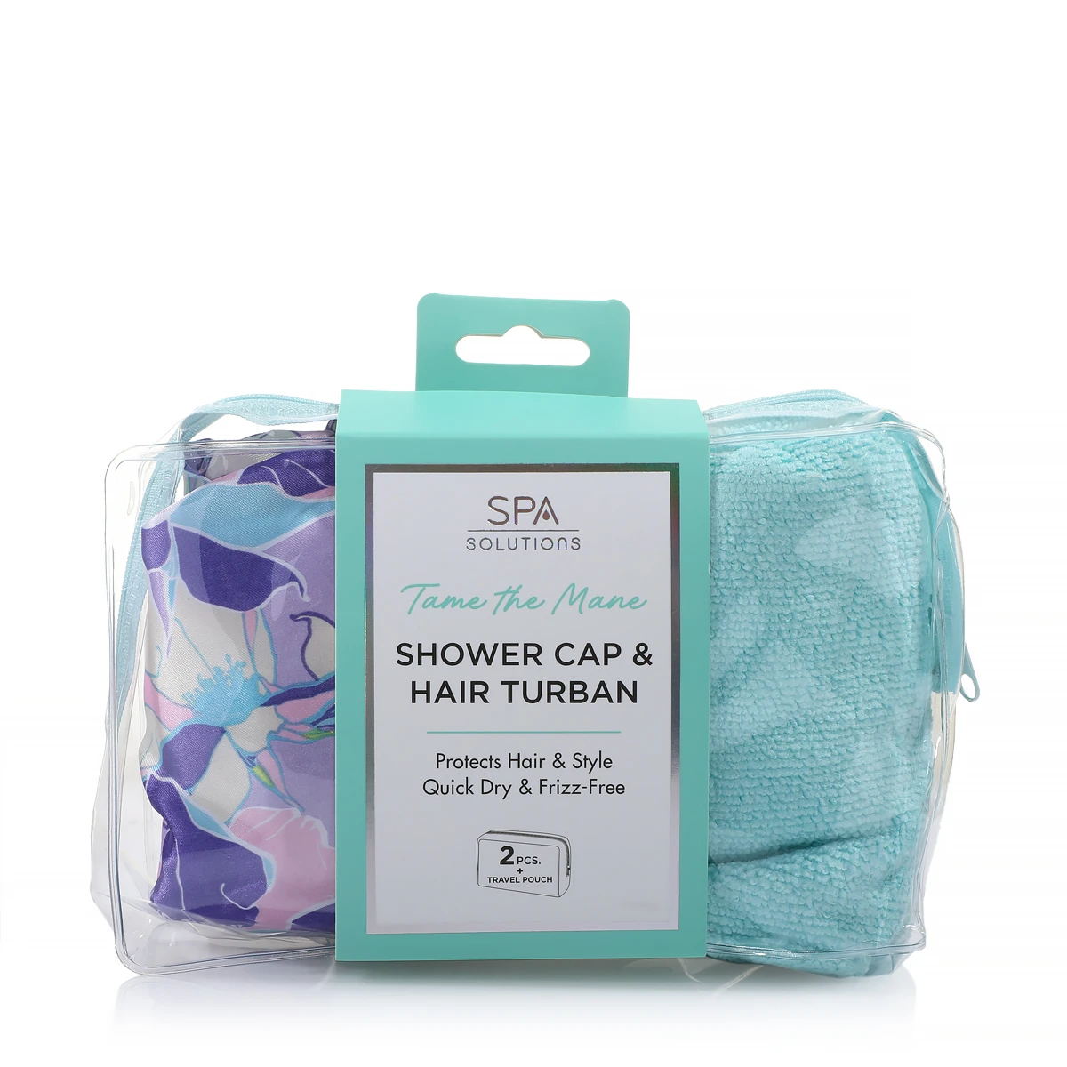 Cala SPA Solutions Shower Cap Hair Turban Blue 