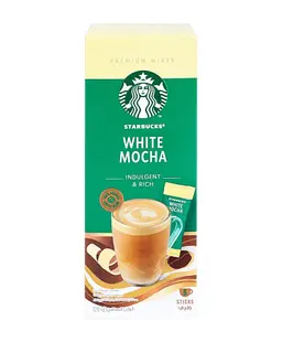 Starbucks White Mocha Premium Instant Coffee Mix 5 pcs 24 gm