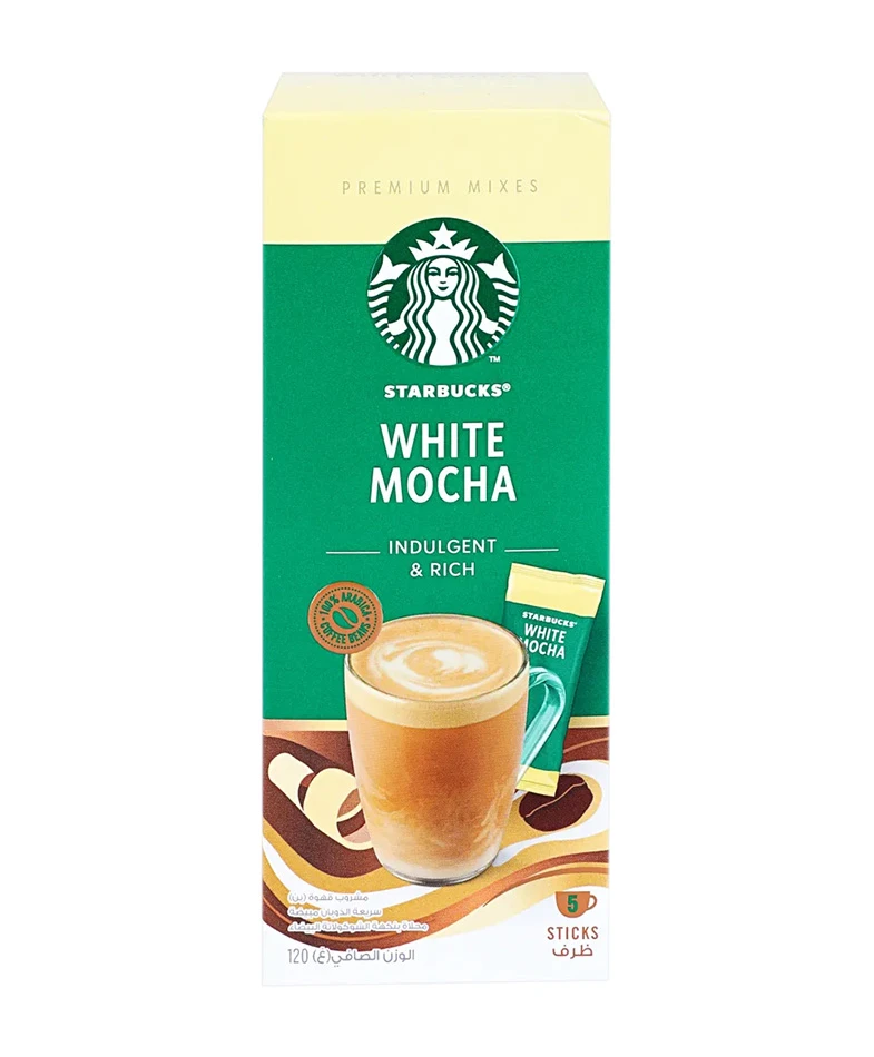 Starbucks White Mocha Premium Instant Coffee Mix 5 pcs 24 gm