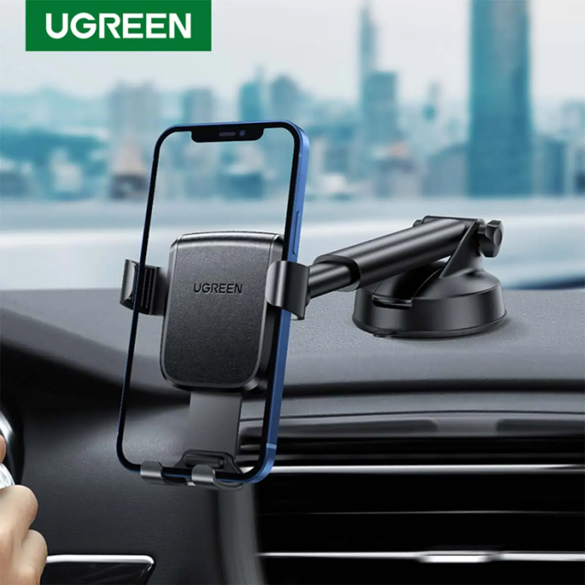 Ugreen Gravity Phone Holder With Suction Cup Black - view 5