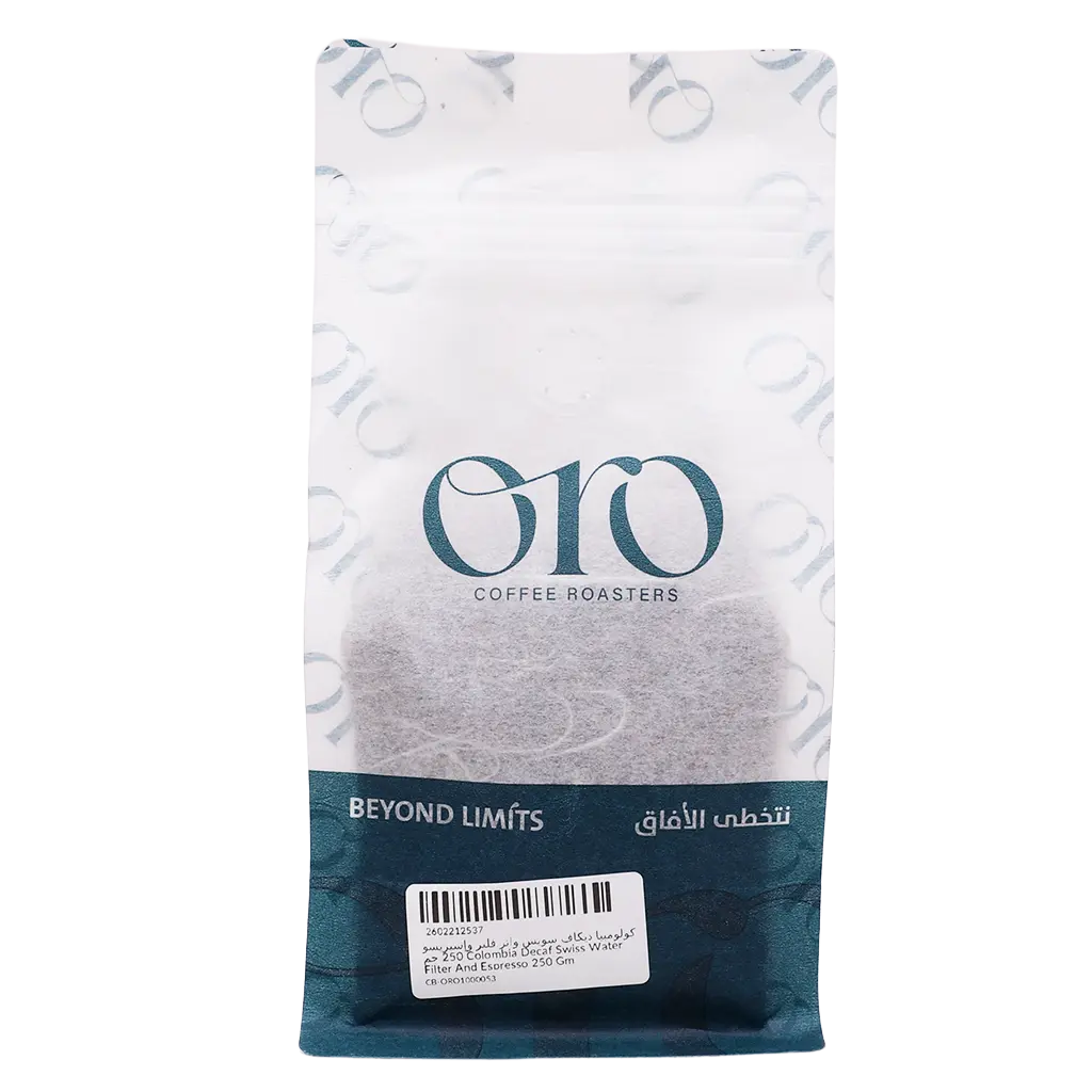 Oro Colombia Decaf Swiss Water Filter And Espresso 250 Gm - view 4