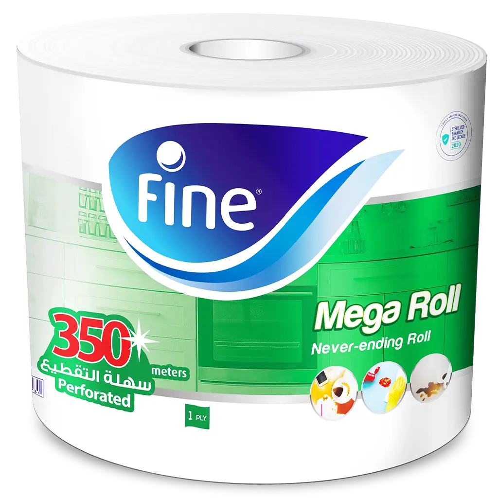 Fine Kitchen Paper Towel Roll 350 M 1ply - view 1