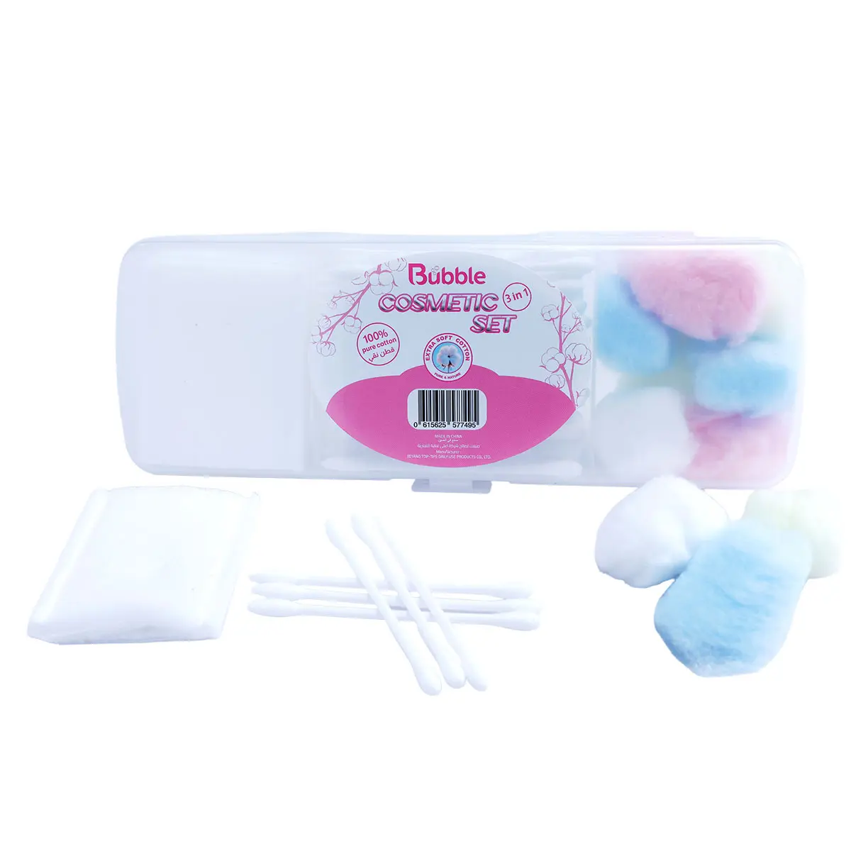 Bubble Pure Cotton Cosmetics Set 3 in 1 - view 3