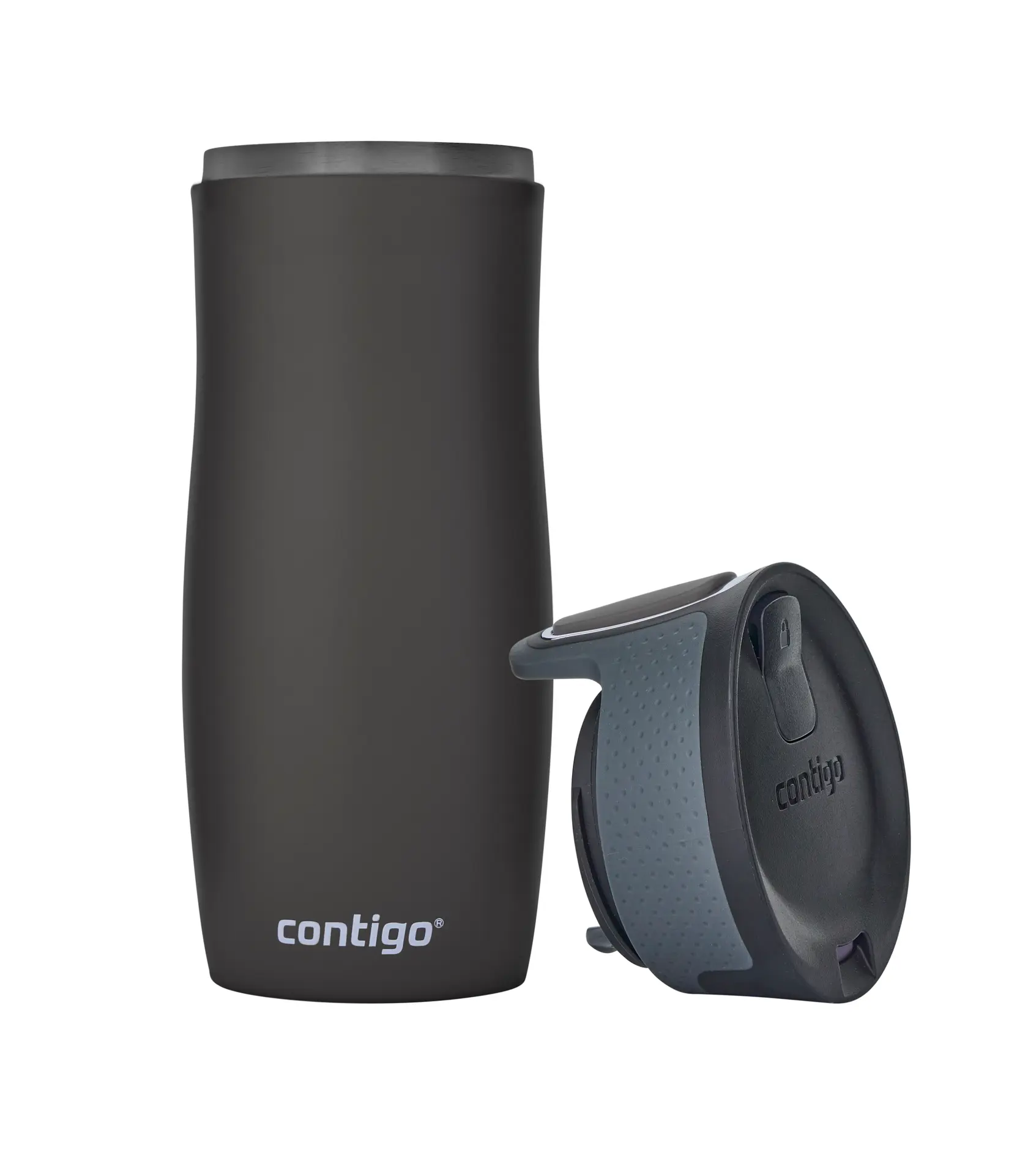 Contigo Autospout Ashland Stainless Steel Insulated Water Bottle 470 ml Black - view 2