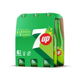  7UP Soft Drink Glass 6 pcs 250 ml