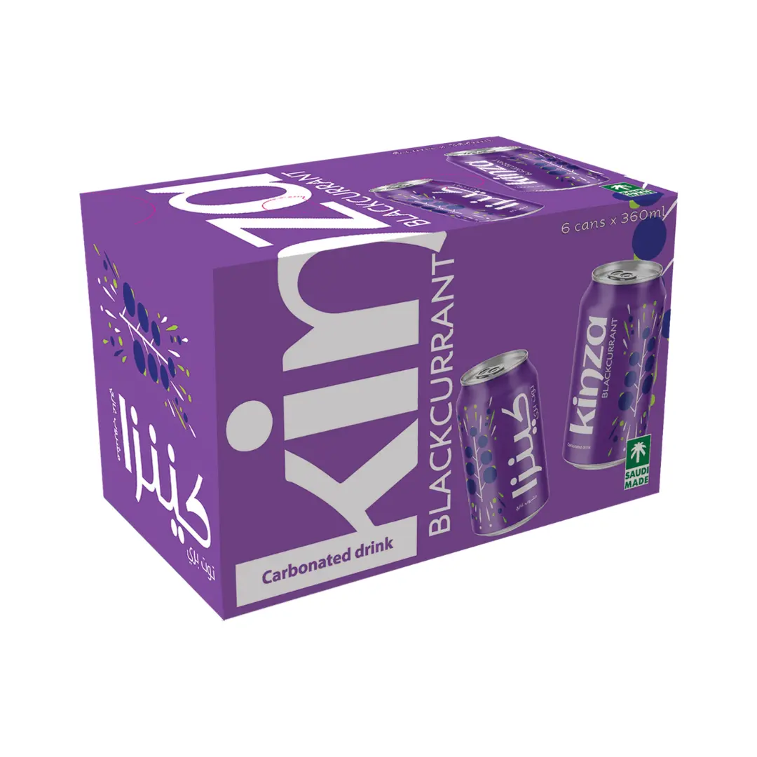Kinza Black Currant Can 6 pcs 360 ml - view 1