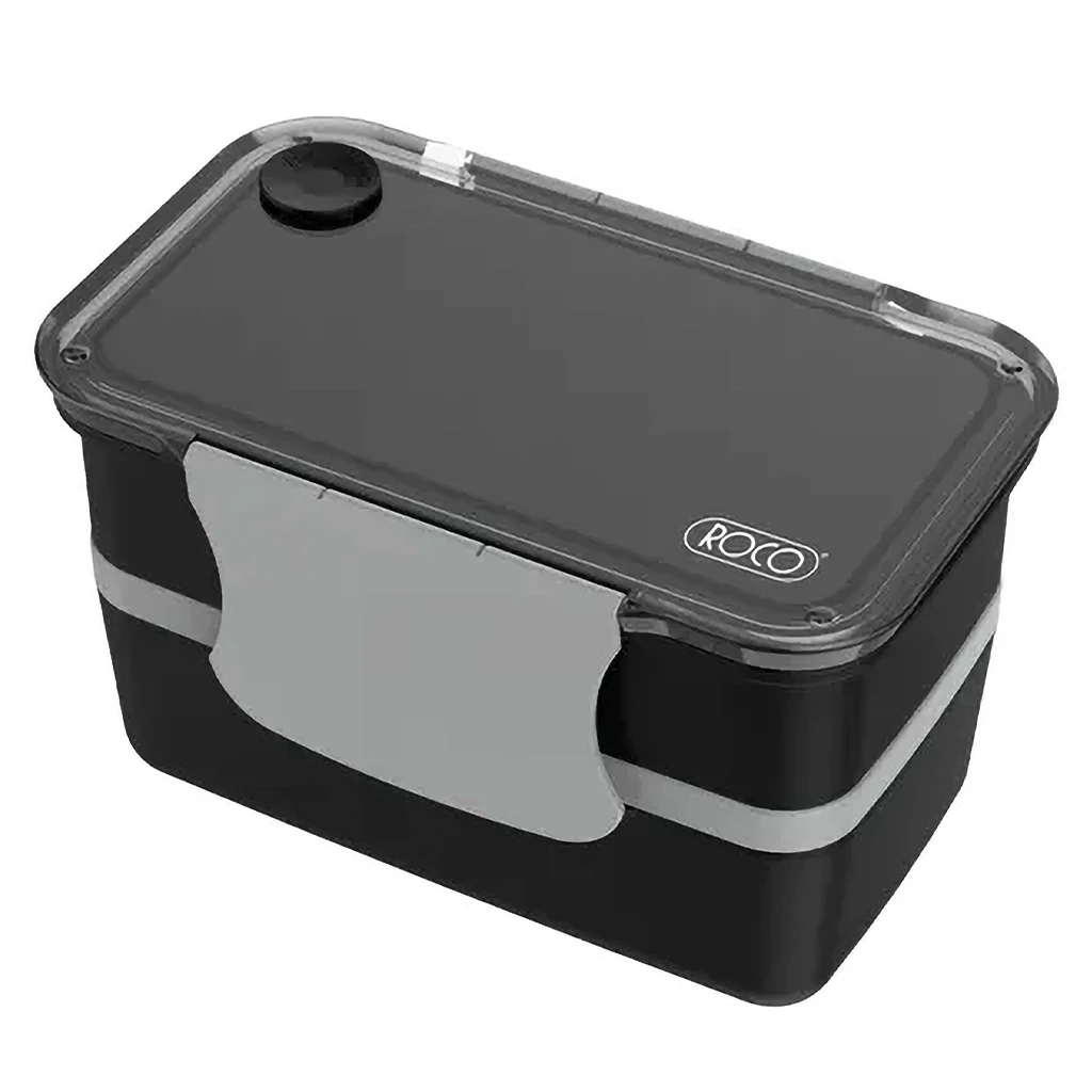 Lunch Box Double Deck Black