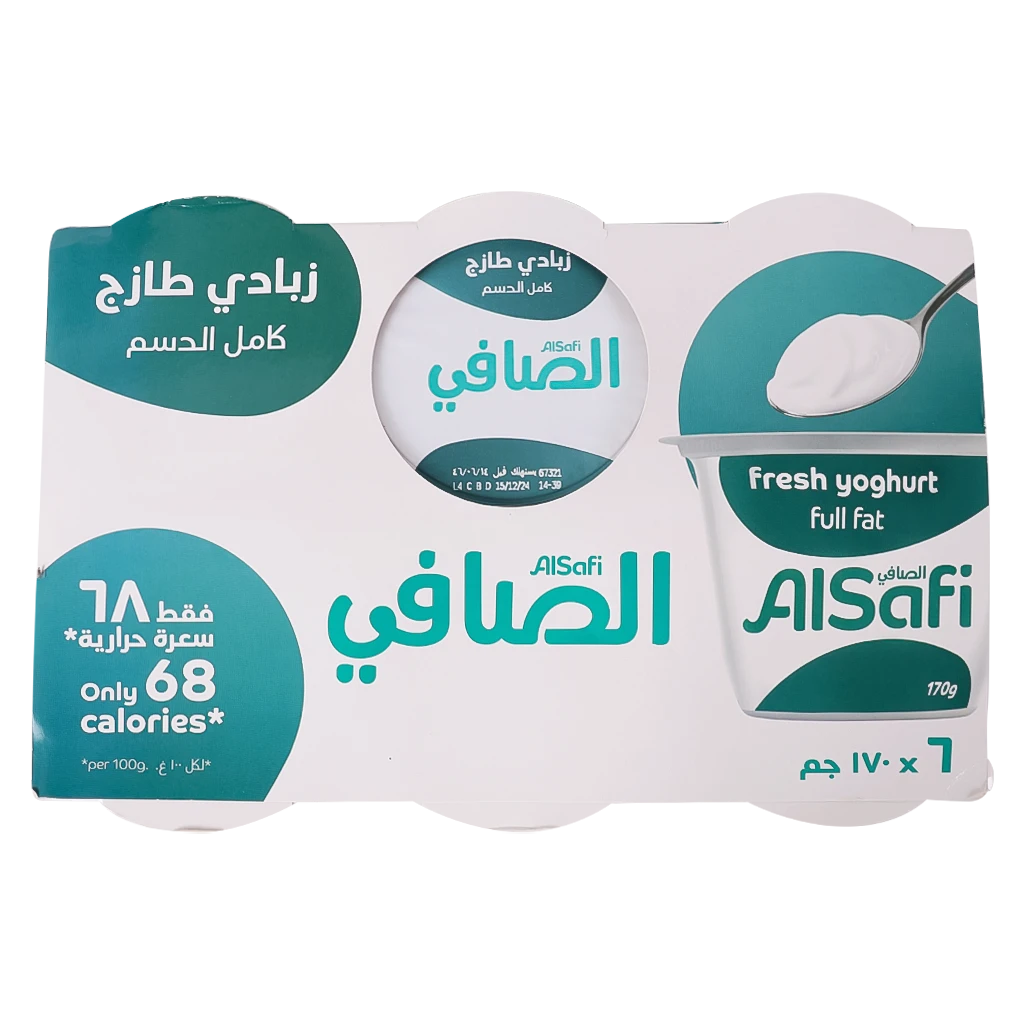 Alsafi Yoghurt Full Fat 6 pcs 170 gm