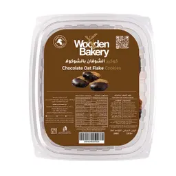 Wooden Bakery Oat Flakes Cookies with Chocolate 380 g