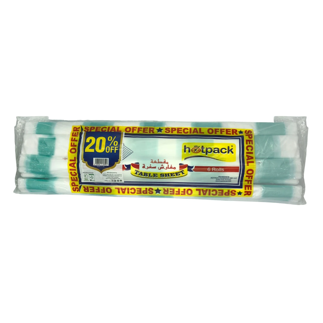 Hotpack Sofra Sheet 6 Rolls Multi Color