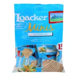 Loacker Minis Vanilla Wafers 150 g