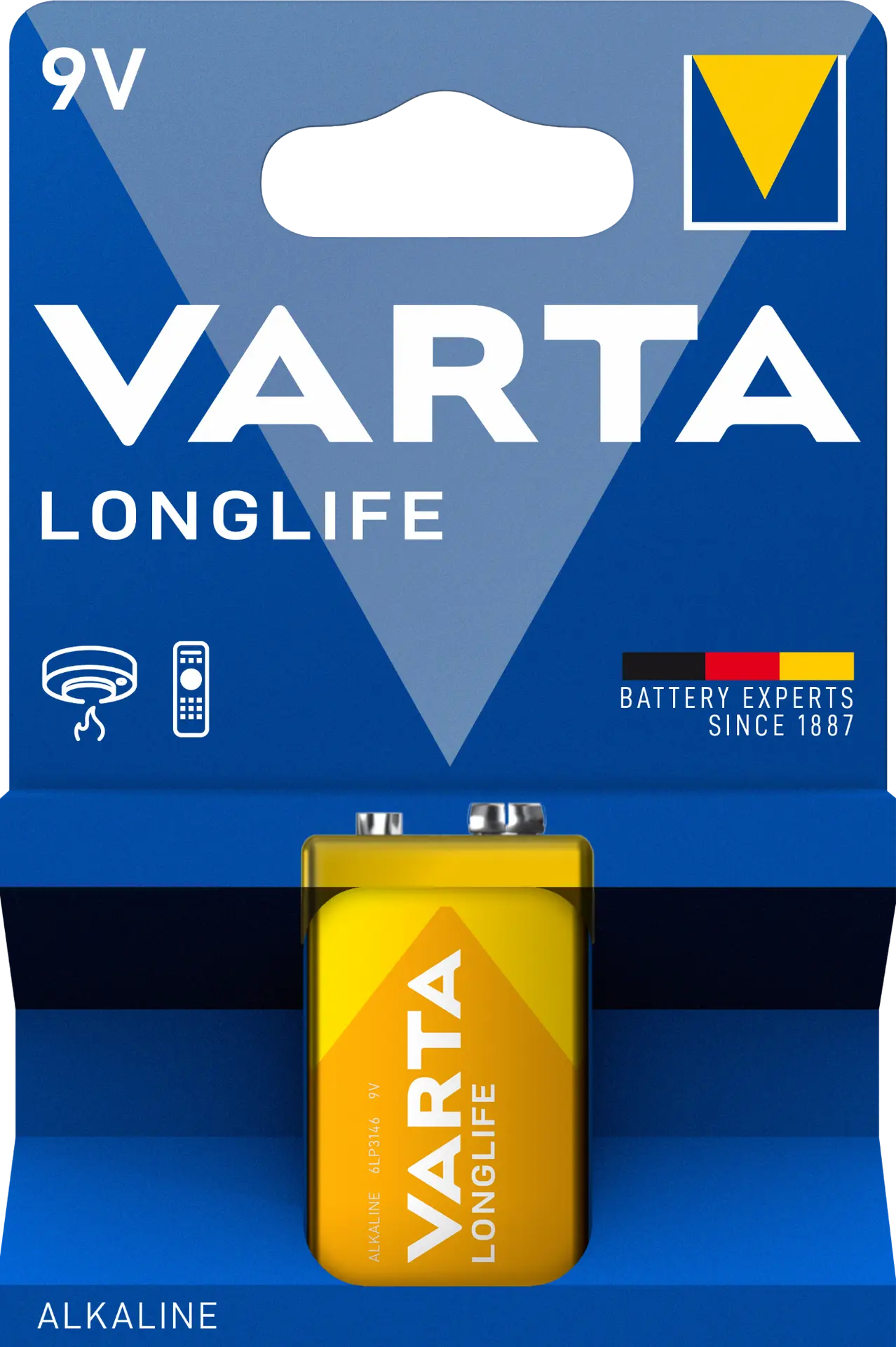 Varta Battery Longlife 9V    Bli 1 pcs - view 1
