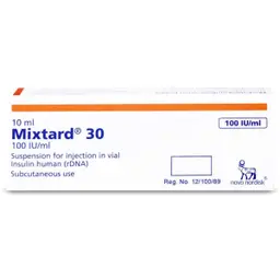 Mixtard 100IU/ml vial 10ml