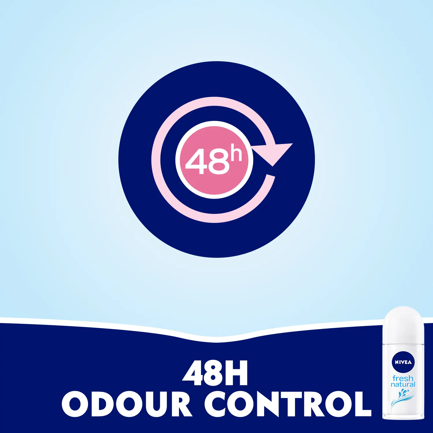 Nivea Deodorant Roll For Women Fresh Natural 50 ml - view 3