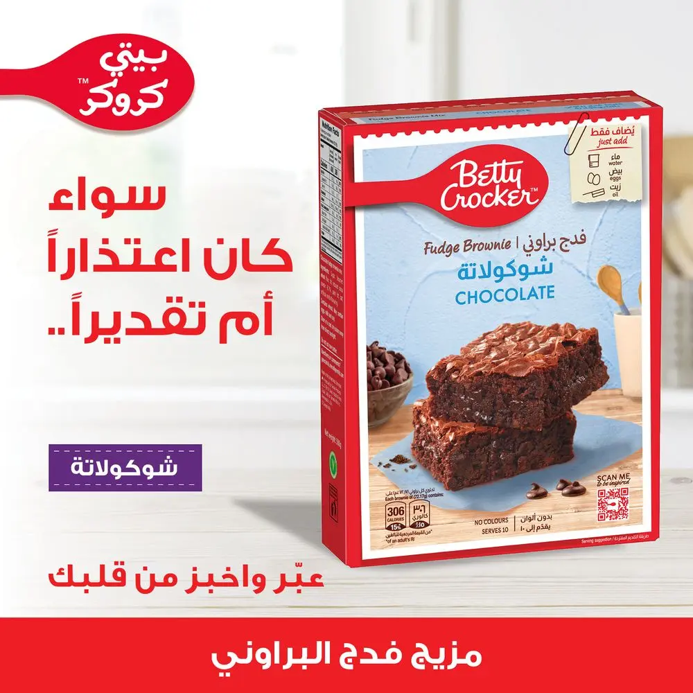 Betty Crocker Fudge Brownie Mix Chocolate 500 gm - view 10
