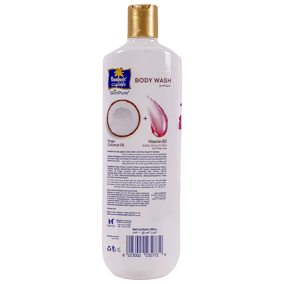 Parachute Skin Pure Body Wash Vitamin B3 400 ml - view 2