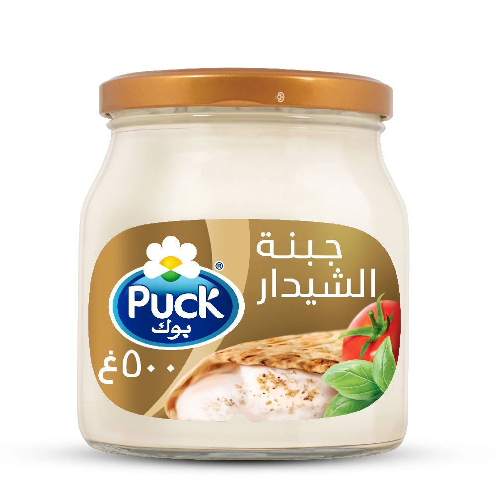 Puck Analogue Spreadableable Cheddar Cheese 500 gm 