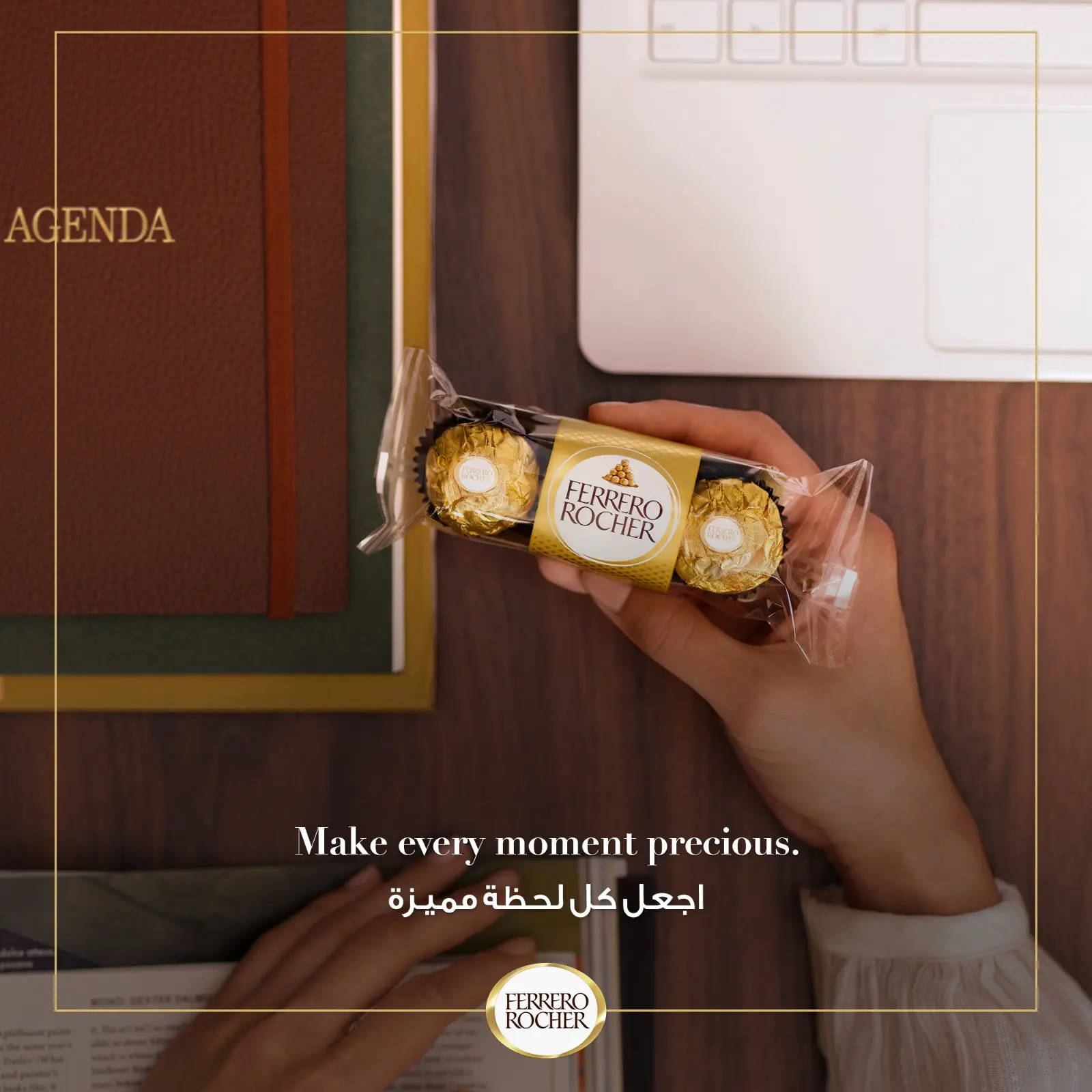 Ferrero Rocher Fine Hazelnut Milk Chocolates Pack 3 Pieces 37.5 gm - view 7