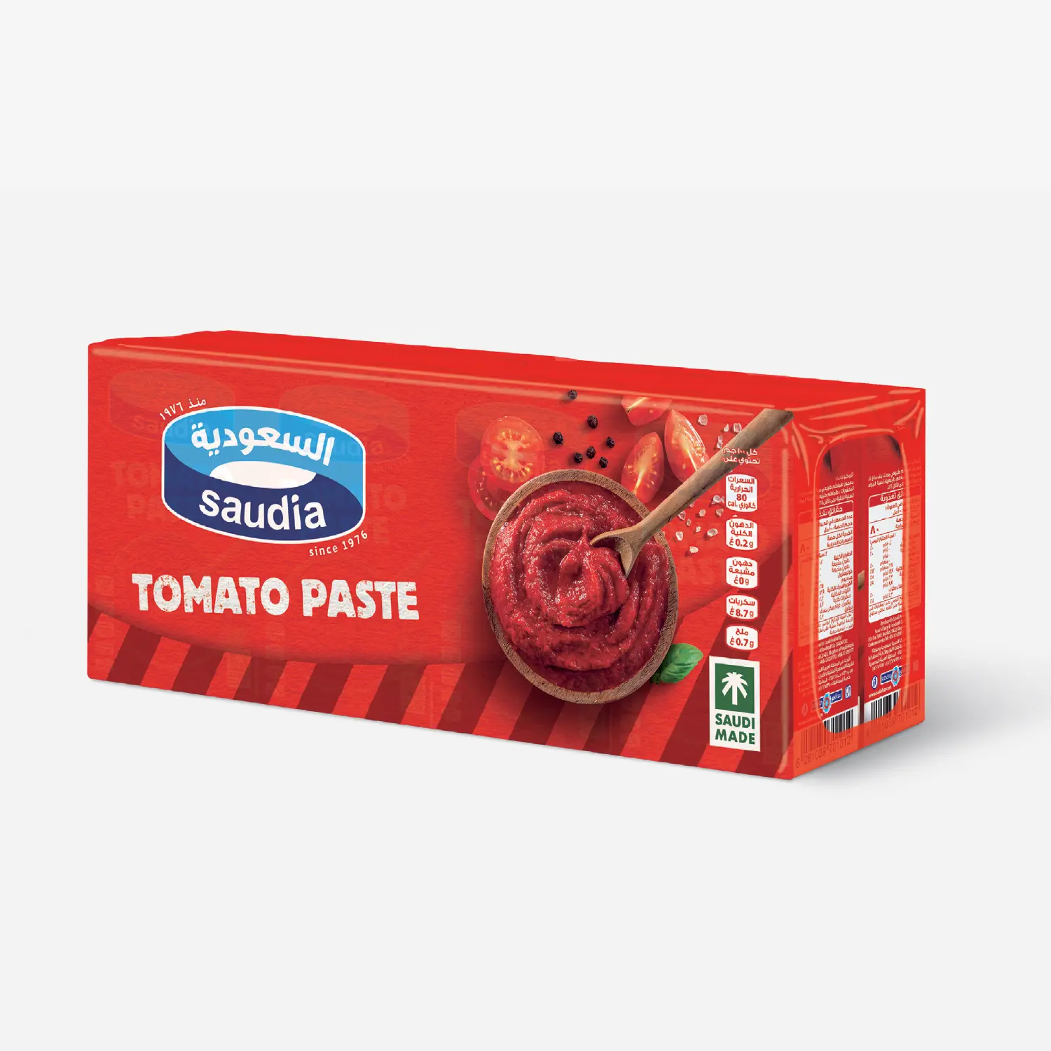 Saudia Tomato Paste Box 8 pcs 135 gm - view 2