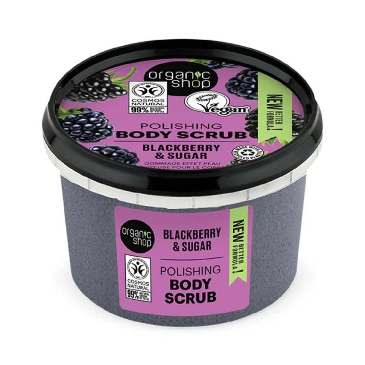 Organic Shop Polishing Body Scrub Blackberry 250 ml