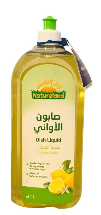 Natureland Dishwashing Liquid Lemon Grass 1 Ltr - view 1