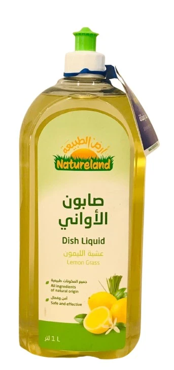 Natureland Dishwashing Liquid Lemon Grass 1 Ltr