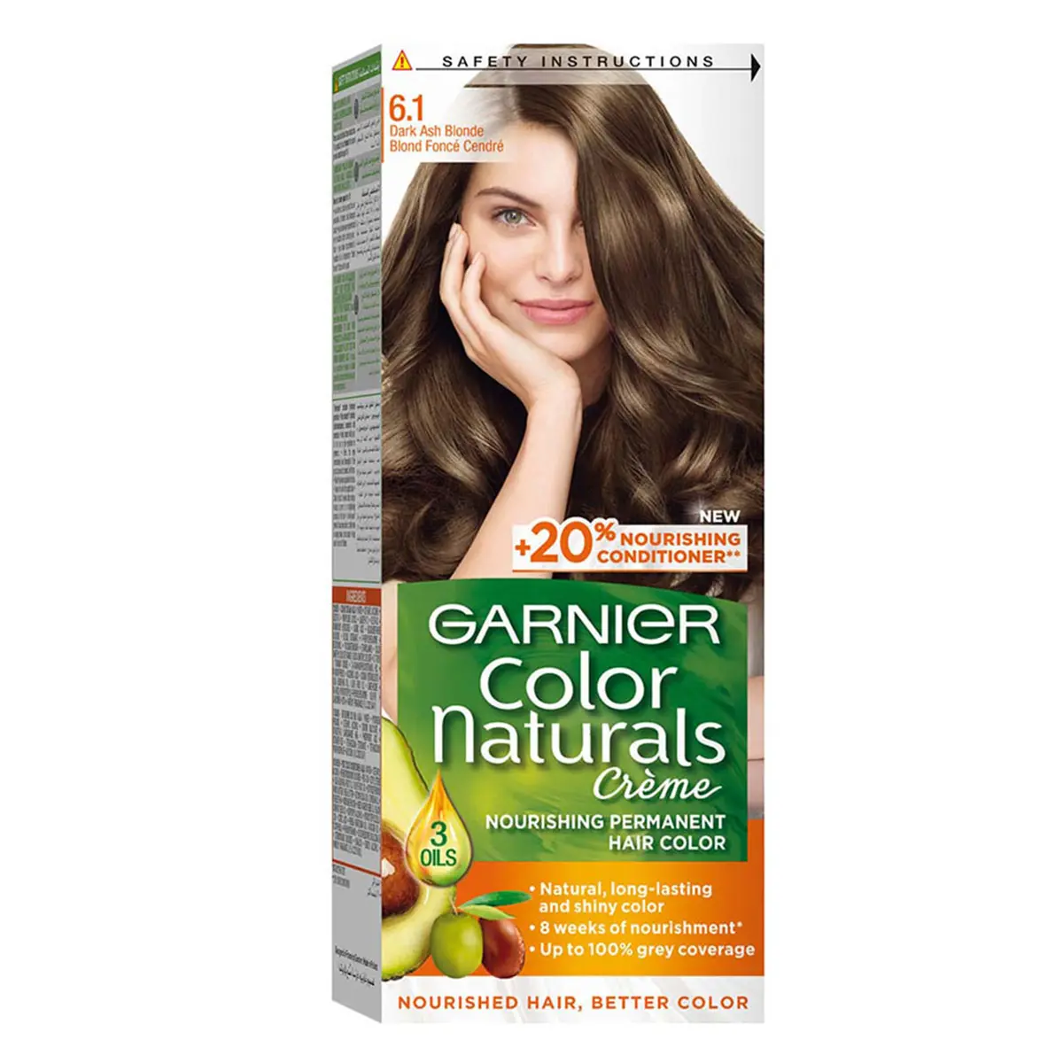 Garnier Hair Color Dark Ash Blonde 6.1 - view 1