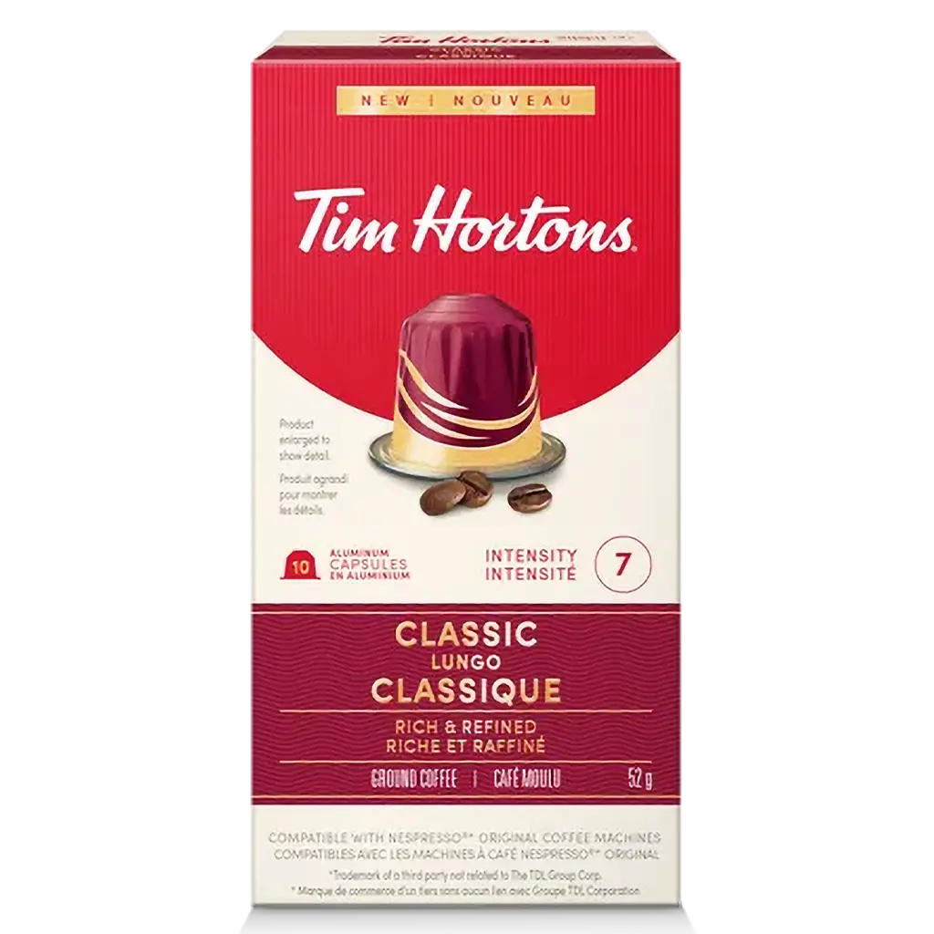 Tim Hortons Nespresso Classic Lungo 10 Capsule - view 1