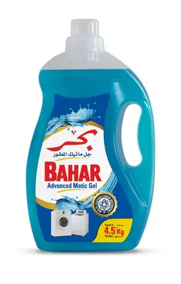 Bahar Laundry Detergent Liquid Advanced Matic Gel 3 Ltr