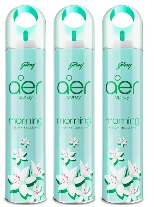 Godrej Aer Spray Morning Misty Air Freshener 300MlX3 - view 1