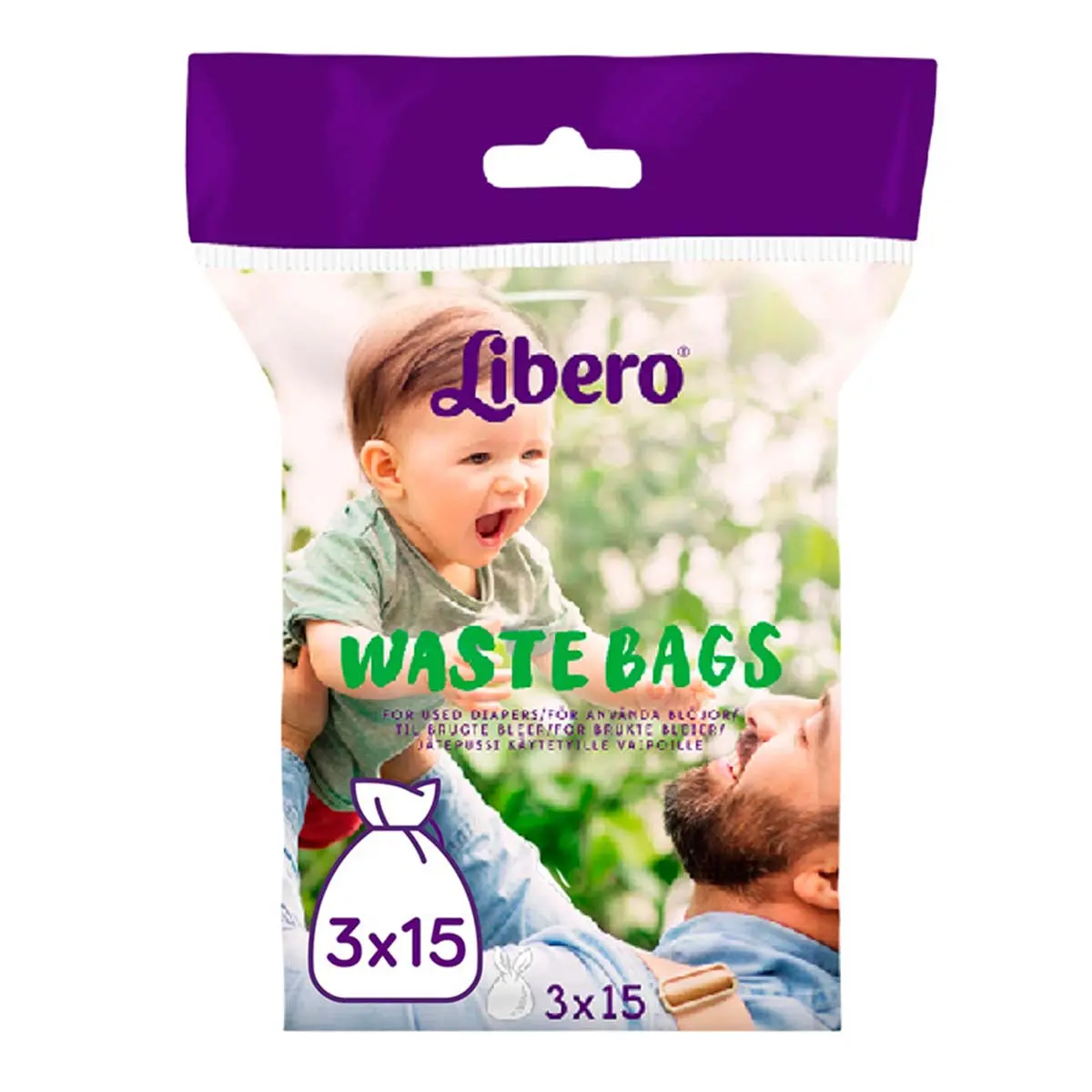 Libero Diapers Waste Bags 45 Pcs - view 1
