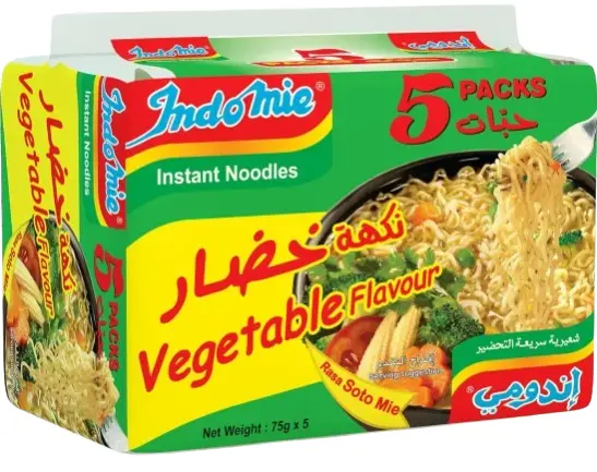 Indomie Instant Noodles Vegetable 75Gmx5 - view 1