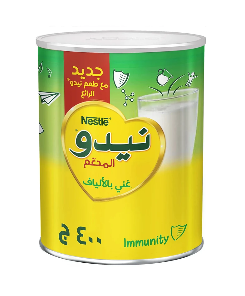 Nestle Nido Fortified Milk Powder Rich in Fiber Tin 400 gm