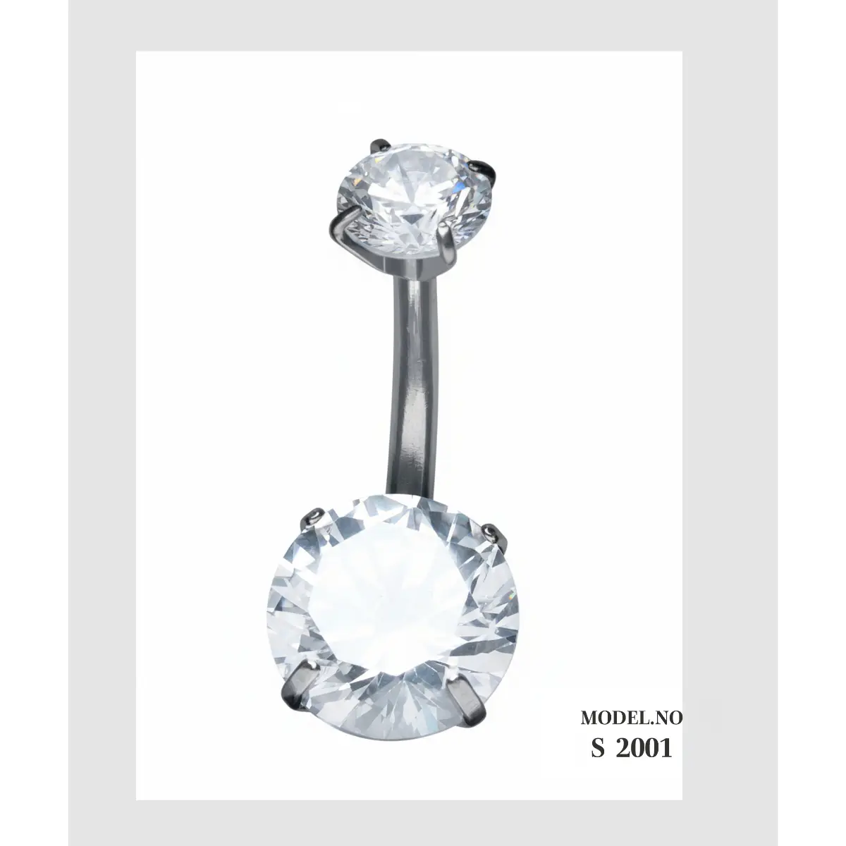 Eve Piercing Silver  S 2001 Belly - view 3