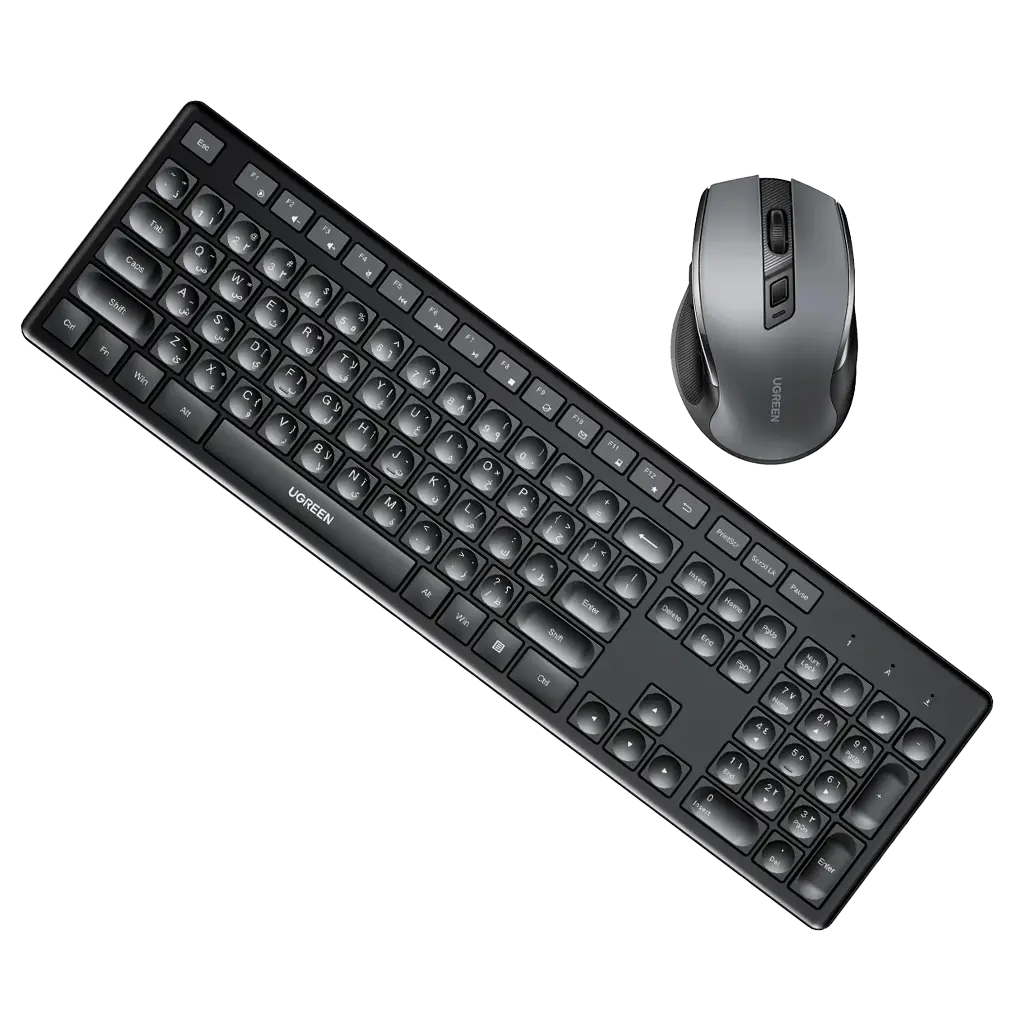 Ugreen Wireless Keyboard and Mouse Combo, 2.4G - view 1