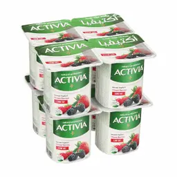 Activia Mix Berry Light Yoghurt 120 g 6+2 free