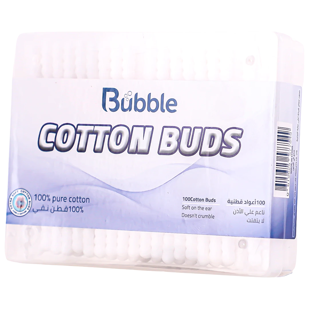 Bubble Pure Cotton Buds 100 pcs