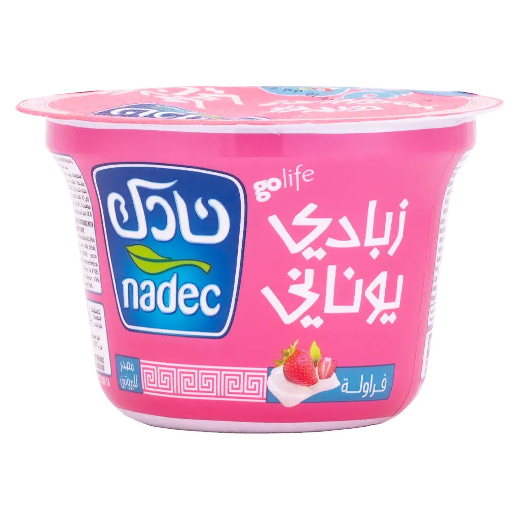 Nadec Greek Yoghurt Strawberry 160 Gm - view 2