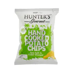 Hunter'S Gourmet Hand Cooked Potato Chips Sea Salt & Cider Vinegar 125Gm